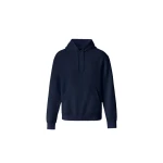 Mackage Kolton Double-Face Jersey Logo Hoodie in Navy
