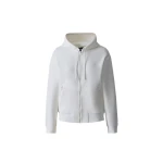 Mackage Kryssa Double-Face Zip-Up Hoodie in White