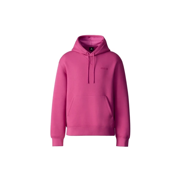 Krystian Double-Face Jersey Hoodie in Azalea