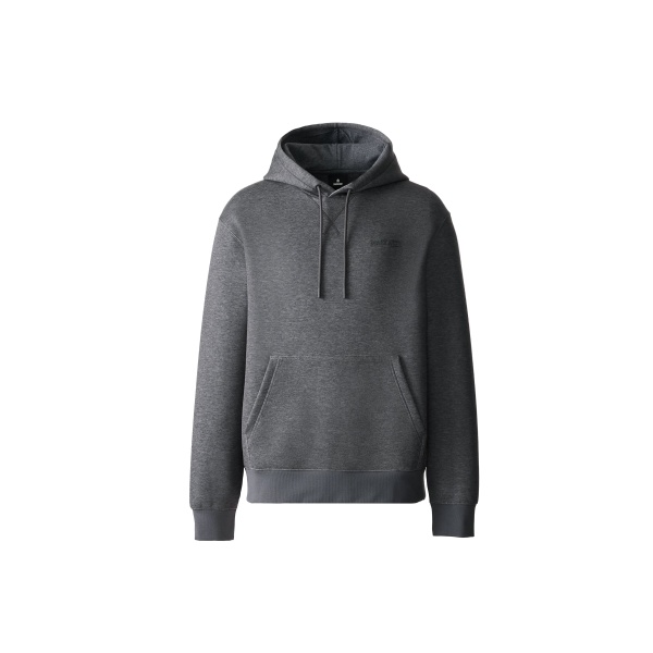 Mackage Krystian Double-Face Jersey Hoodie in Carbon Mix