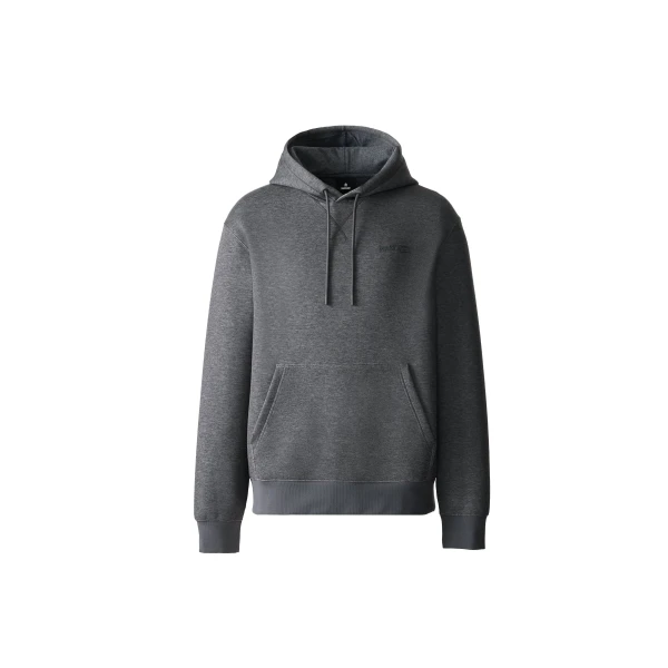 Krystian Double-Face Jersey Hoodie in Carbon Mix