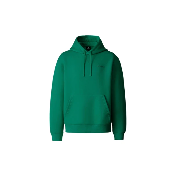 Krystian Double-Face Jersey Hoodie in Leaf Green