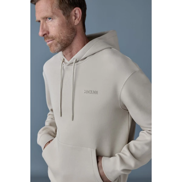 Mackage Krystian Double-Face Jersey Hoodie in Trench