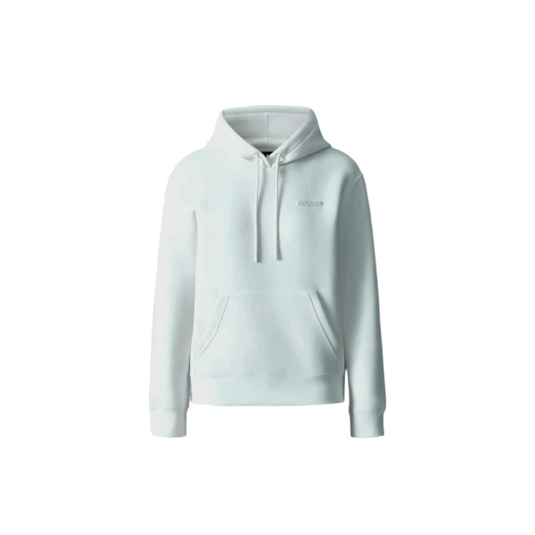 Krystiana Double-Face Jersey Hoodie in Cream