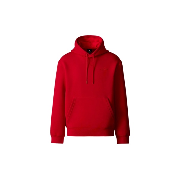 Mackage Krystiana Double-Face Jersey Hoodie in Lava
