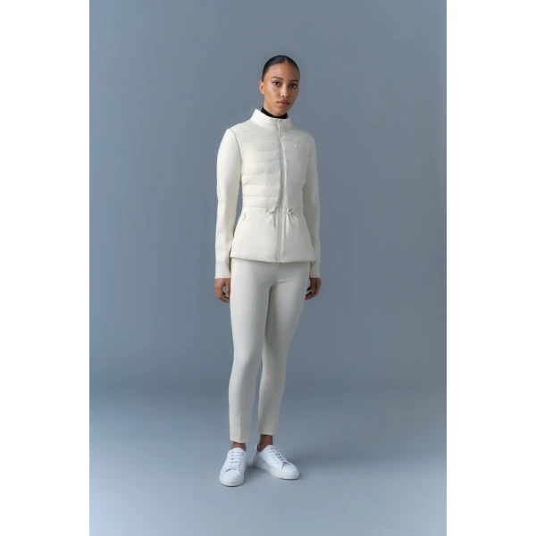 Mackage Laika-Z Hybrid Down Jacket in Cream