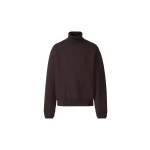 Mackage Legend Knit Cotton-Blend Turtleneck Sweater in Coffee
