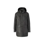 Mackage Litzy Quilted Leather Jacket in Carbon