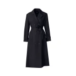 mackage lorna wool gabardine trench coat