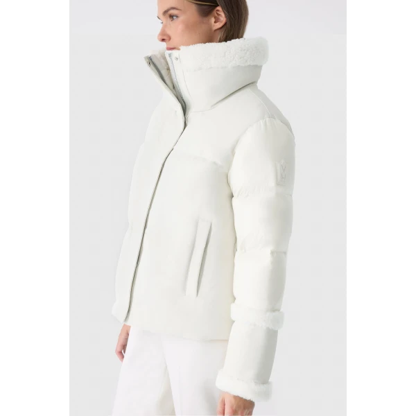 Mackage Lydana Down Jacket in Cream