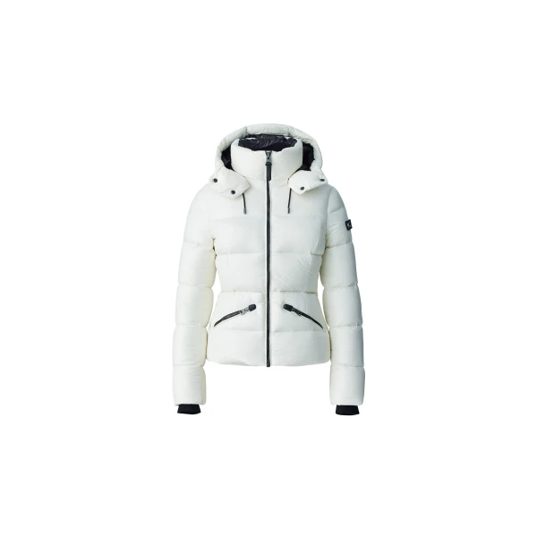 Mackage Madalyn Lustrous Down Jacket in Cream