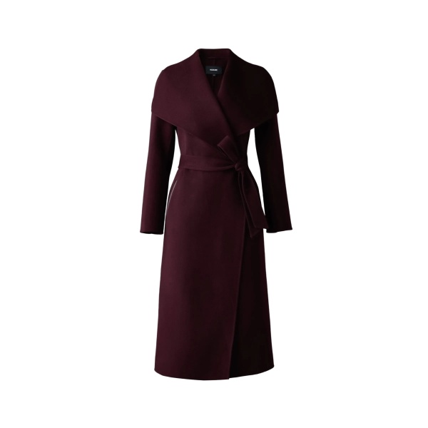 mackage mai double-face wool wrap coat