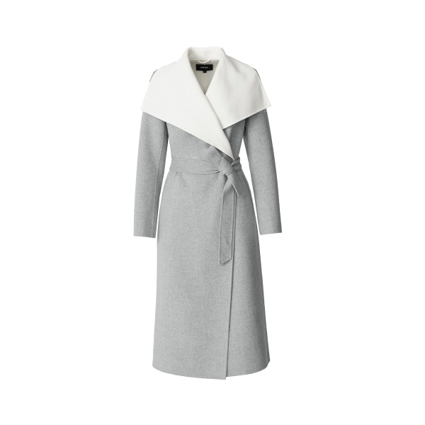 mackage mai double-face wool wrap coat