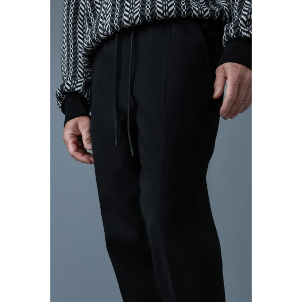 Mackage Martin-Z Pleated Wool Pants in Black