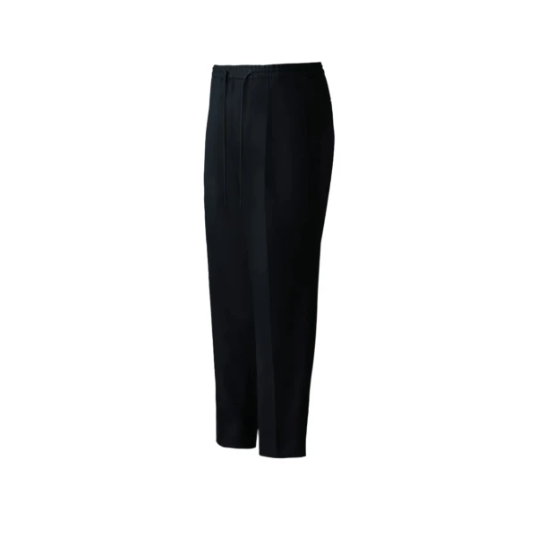 Martin-Z Pleated Wool Pants in Black