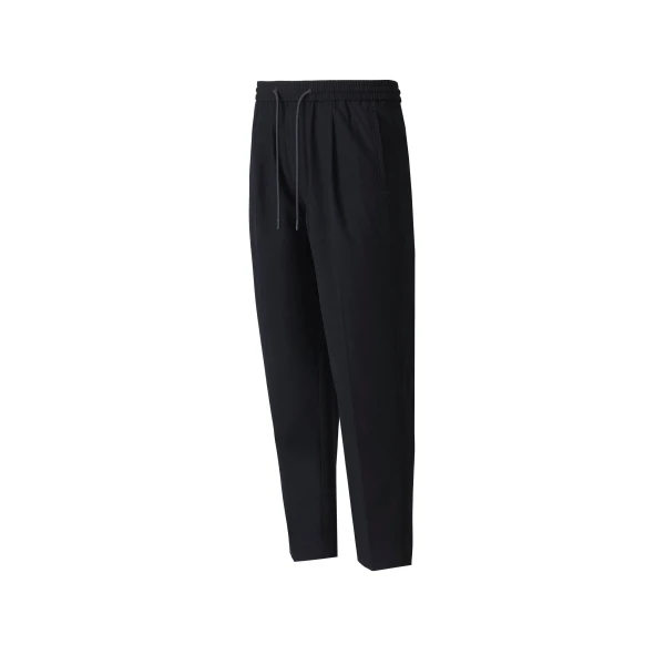 Martin-Z Pleated Wool Pants in Navy
