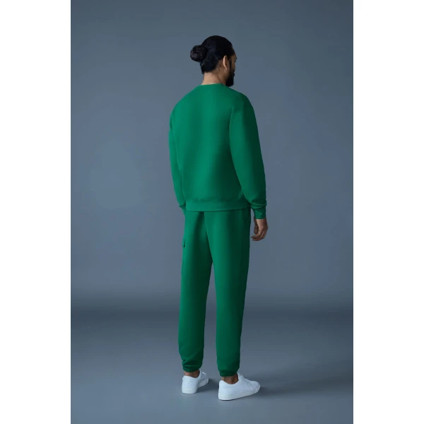 Mackage Marvin-R Double Face Jersey Cargo Sweatpants in Leaf Green