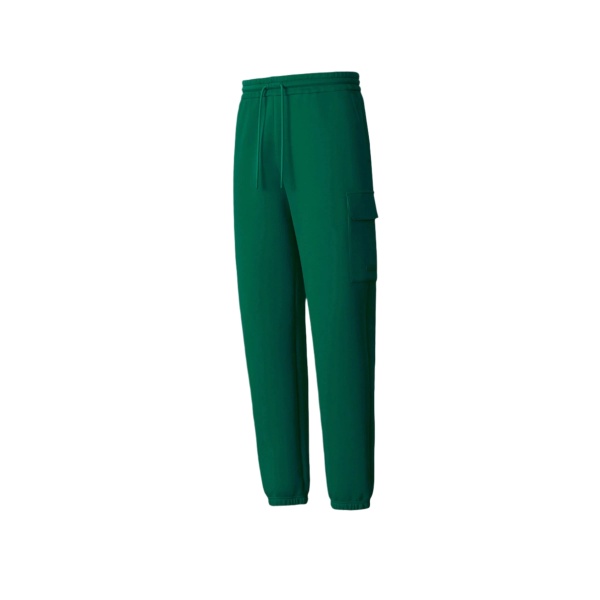Mackage Marvin-R Double Face Jersey Cargo Sweatpants in Leaf Green