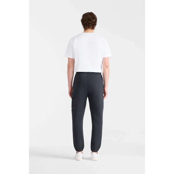 Mackage Marvin-R Double Face Jersey Cargo Sweatpants in Navy-White