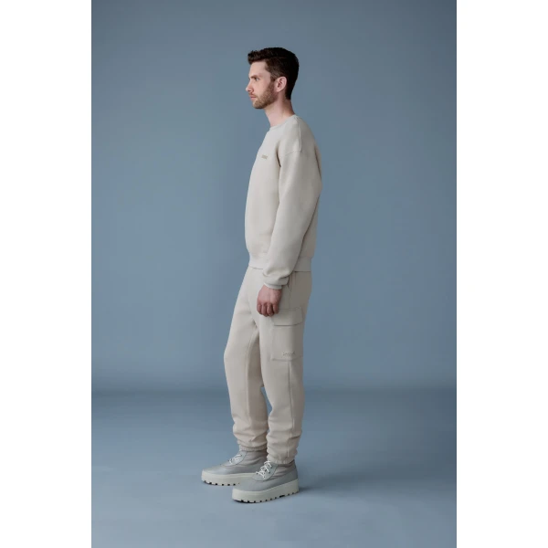 Mackage Marvin-R Double Face Jersey Cargo Sweatpants in Trench