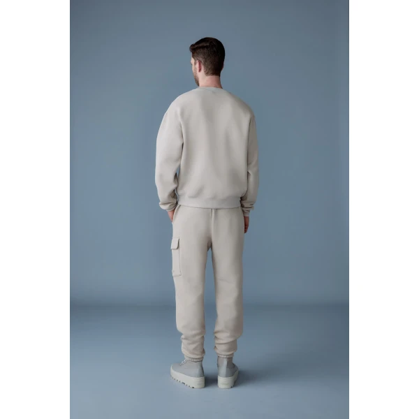 Mackage Marvin-R Double Face Jersey Cargo Sweatpants in Trench