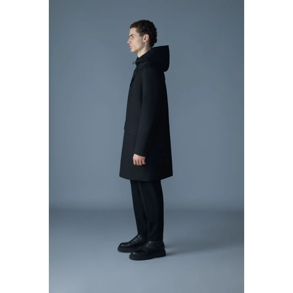 Mackage Mathias 3-In-1 Balmacaan Coat in Black