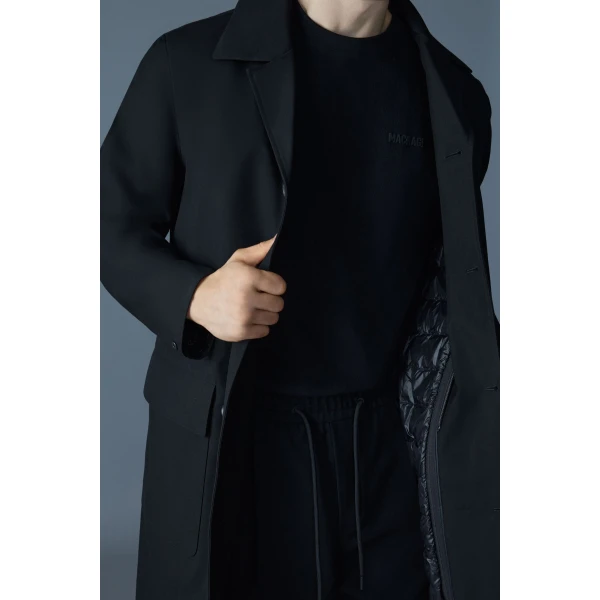 Mackage Mathias 3-In-1 Balmacaan Coat in Black