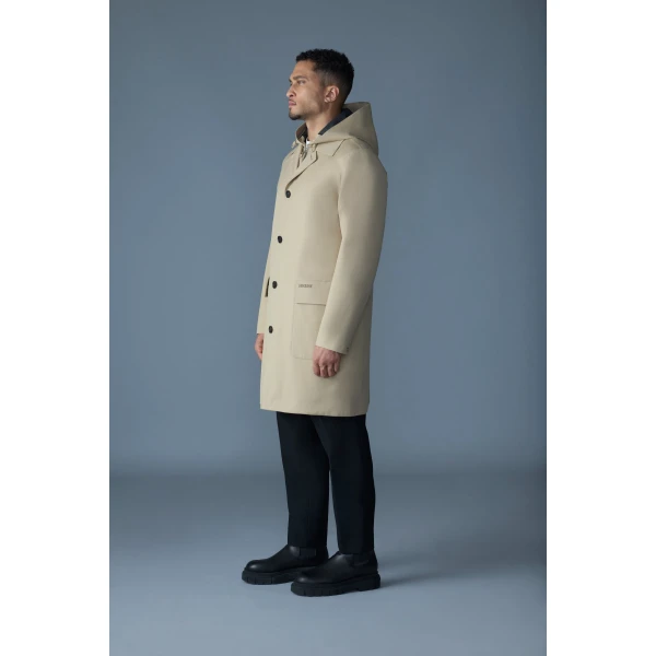Mackage Mathias 3-In-1 Balmacaan Coat in Light Camel