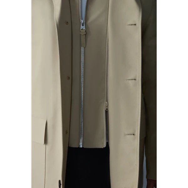 Mackage Mathias 3-In-1 Balmacaan Coat in Light Camel