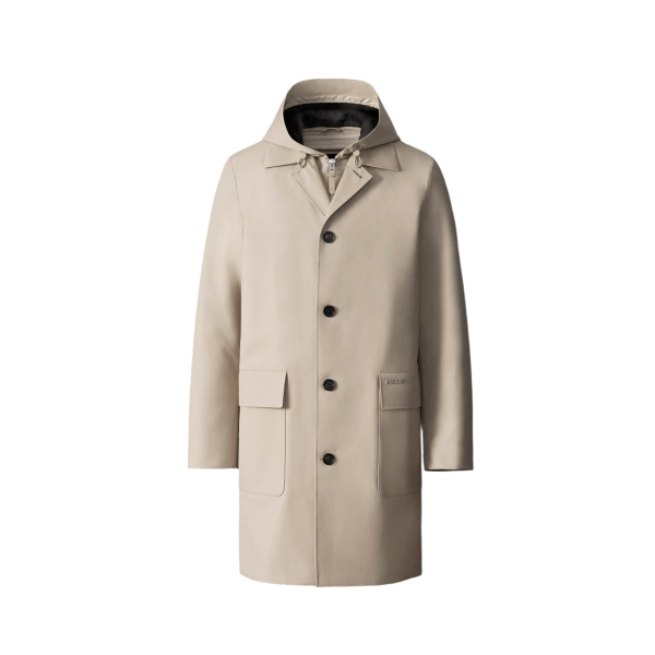 Mackage Mathias 3-In-1 Balmacaan Coat in Light Camel
