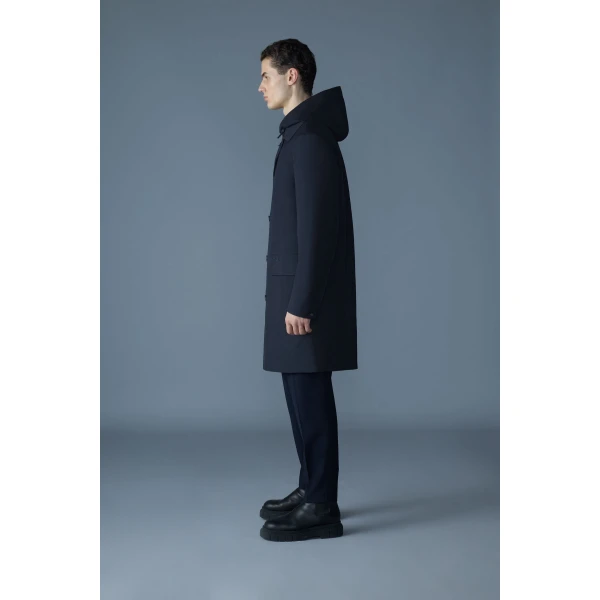 Mackage Mathias 3-In-1 Balmacaan Coat in Navy