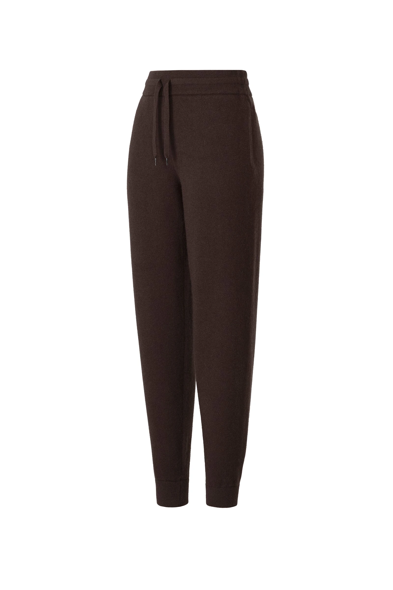 Mackage Nathaly-Z Wool Cashmere Knit Sweatpants in Coffee mackage nathaly-z wool cashmere knit sweatpants