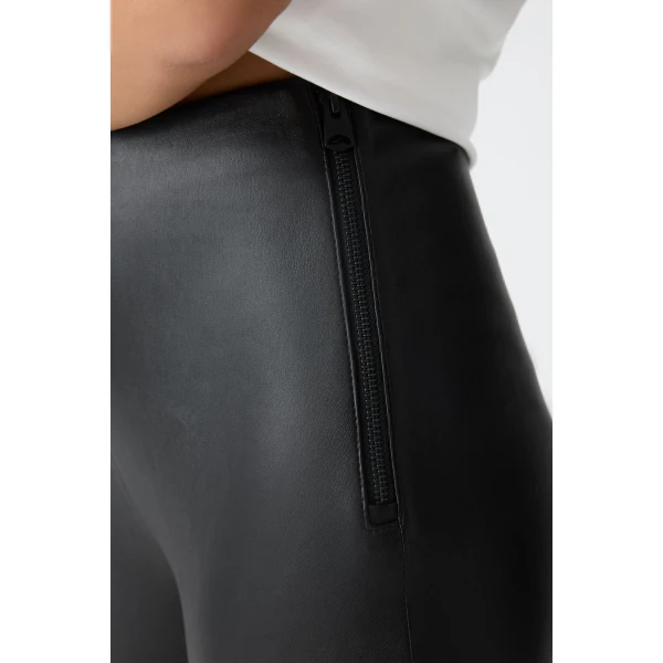 Mackage Navi-Z Fitted Lamb Leather Legging in Black