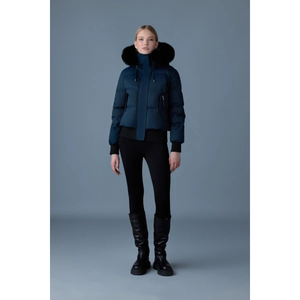 Mackage Nefi-BX Down Jacket in Navy