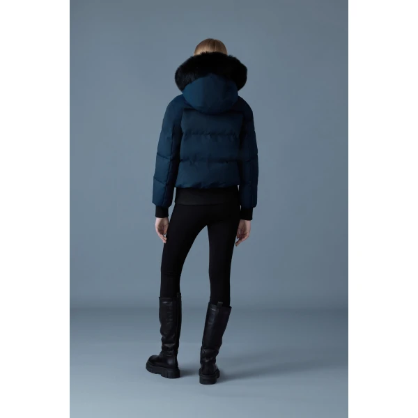 Mackage Nefi-BX Down Jacket in Navy
