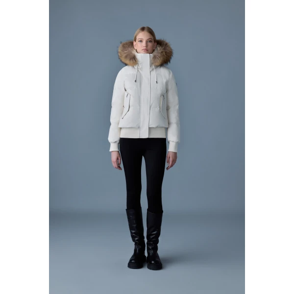 Mackage Nefi-F Down Jacket in Cream