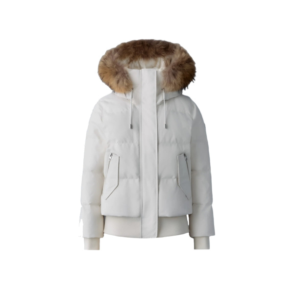 Mackage Nefi-F Down Jacket in Cream