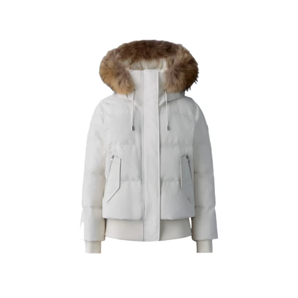 Mackage Nefi-F Down Jacket in Cream