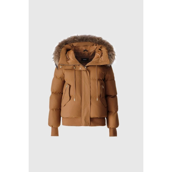 Mackage Nefi-F Down Jacket in Earth Brown