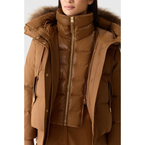 Mackage Nefi-F Down Jacket in Earth Brown