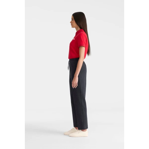 nev-k brushed knit pants navy-cream