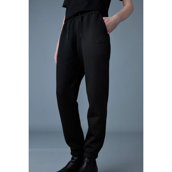 Mackage Nev-R Double-Face Jersey Sweatpants in Black