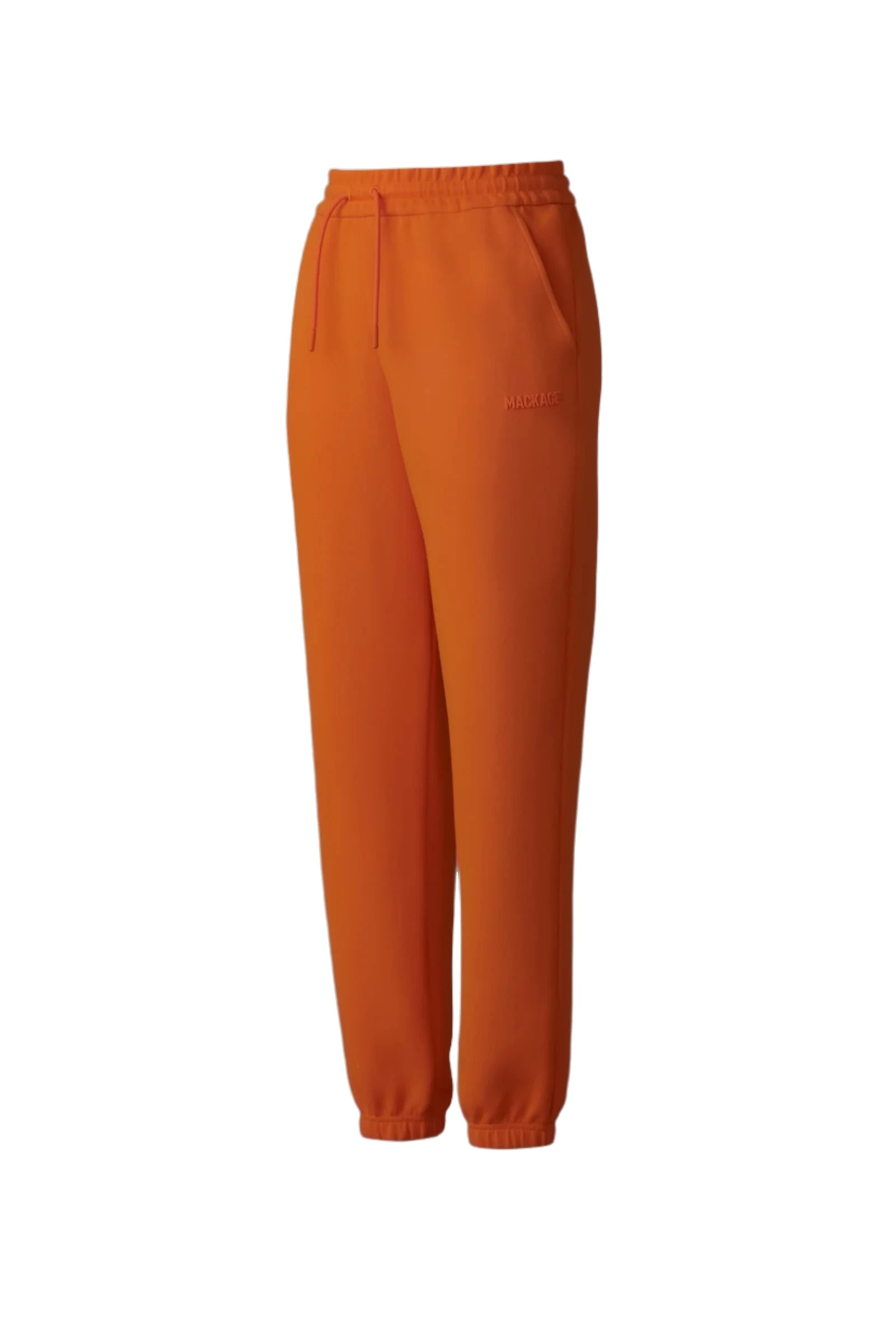 Mackage Nev-R Double-Face Jersey Sweatpants in Flame Mackage Nev-R Double-Face Jersey Sweatpants in Flame