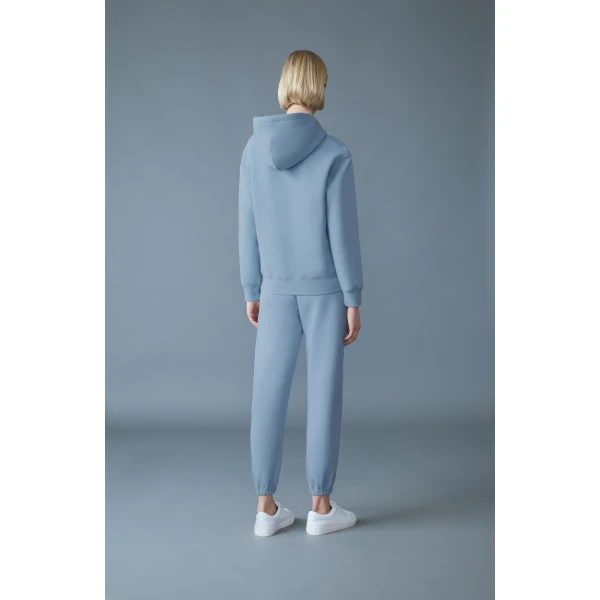 Mackage Nev-R Double-Face Jersey Sweatpants in Fog Blue