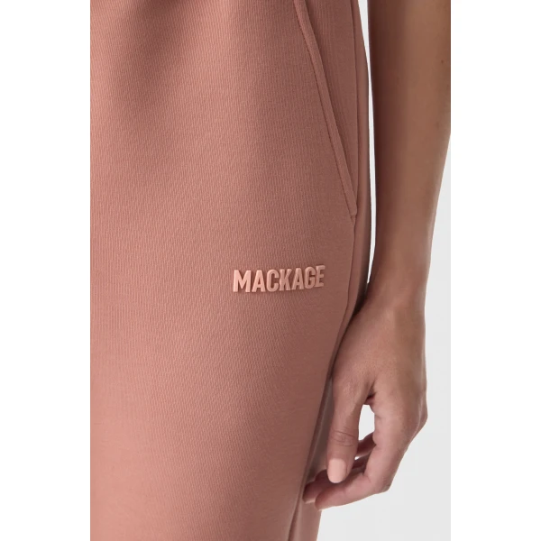 Mackage Nev-R Double-Face Jersey Sweatpants in Muted Clay