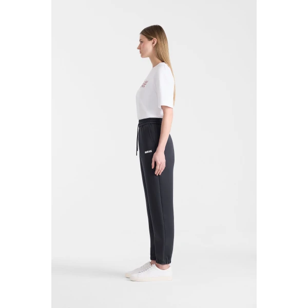 Mackage Nev-R Double-Face Jersey Sweatpants in Navy-White