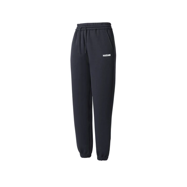 Mackage Nev-R Double-Face Jersey Sweatpants in Navy-White