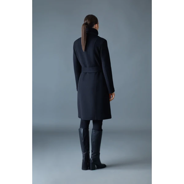 norita 2-in-1 double face wool coat navy