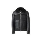 Mackage Ovi Mixed Media Jacket in Black-Black