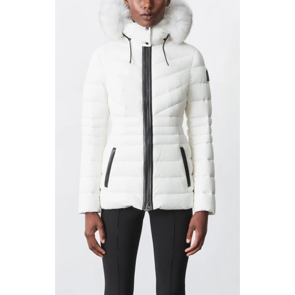 Mackage Patsy-BX Agile 360 Down Jacket in Off White